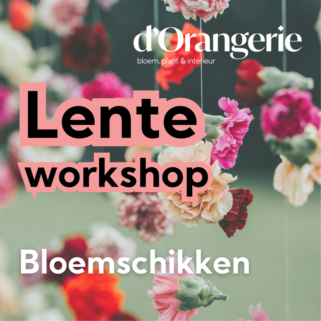 WORKSHOP BLOEMSCHIKKEN - editie Lente - maandag 31/03: 19u-22u